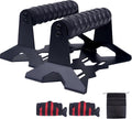 Parallettes Push Up Bars,Includes 2 wrist guards, 1 storage bag,Push Up Handles,Heavy Duty Steel Frame with Non-Slip Handle,Calisthenics Equipment for Outdoor&Home