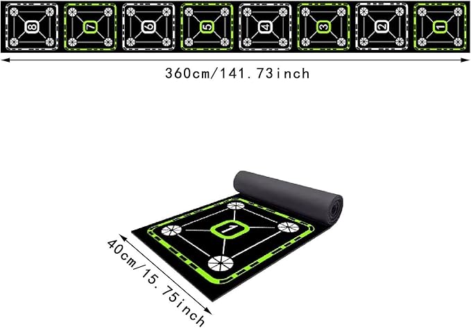 Agility Ladder Mat Speed Ladder Multipurpose Agility Training Equipment Footwork Practice for Soccer Fitness Workout Outdoor