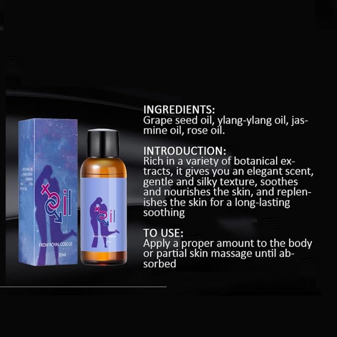 Botanical Massage Oil, Pheromones Massage Oil for Him/Her Lover, Increase Sexual Desire Private Part Penis Spa, Delay Time Performance Boost Strength (2)