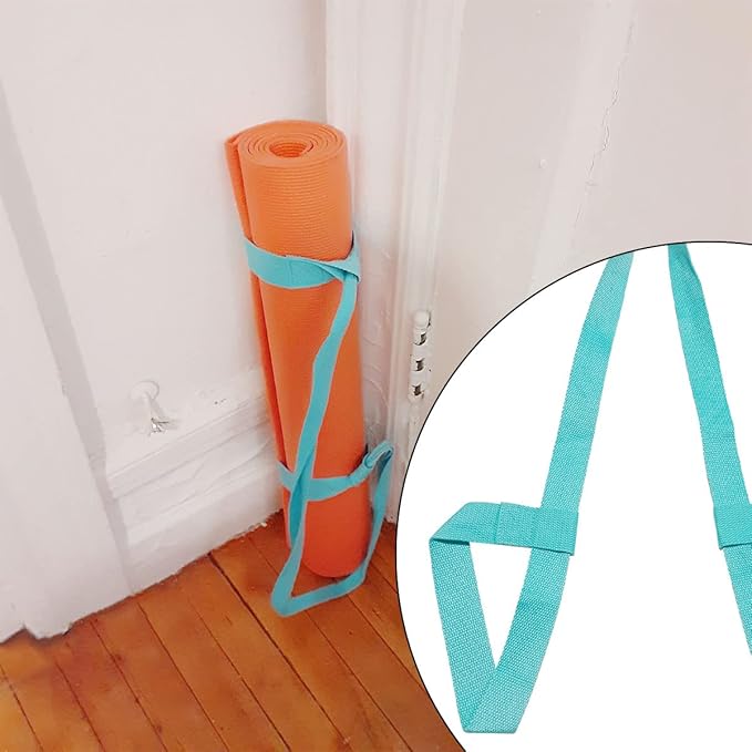 Tenalleys 1Pcs Adjustable Yoga Mat Strap Multi-Purpose Straps Easy-Cinch Yoga Mat Sling