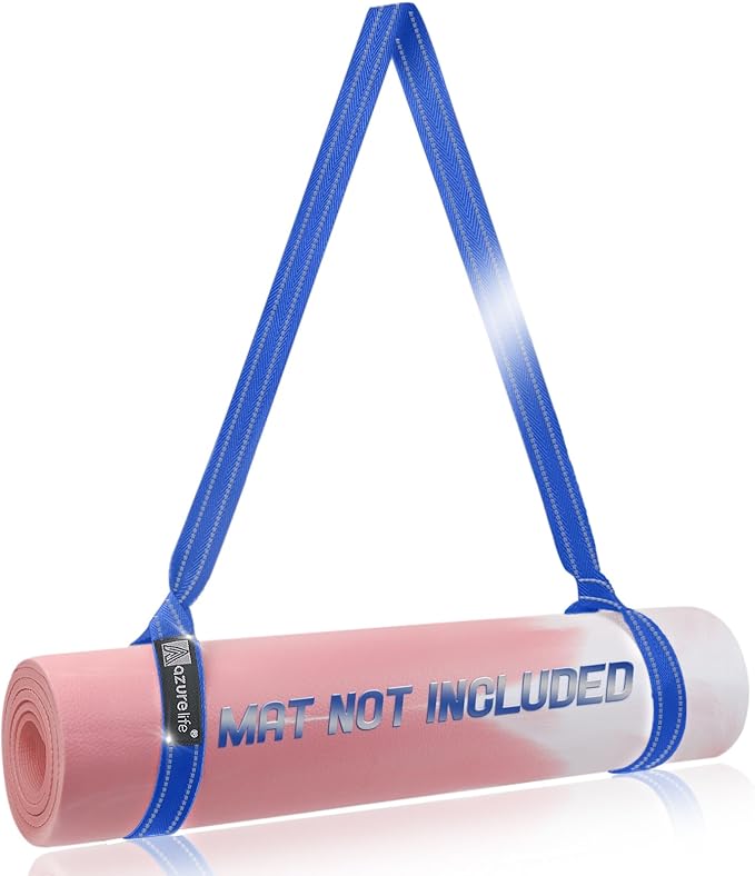 [MAT NOT Included] Yoga Mat Sling, Yoga Mat Straps for Carrying, Easy-Cinch Yoga Mat Holder Strap
