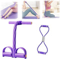 3 in 1 Resistance Bands with Handles, 8 Tube Pedal Resistance Device-Detachable and Adjustable, Fashion Puller Exercise, Multifunction Tension Rope for Strength Training