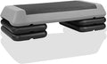 Gym Step Platform for Exercise at Home, Fitness Step for Home Workout, Adjustable Step Up Exercise Platform, Aerobic Stepper Step Platform with 4 Risers, Step Exercise Platform for Work Out