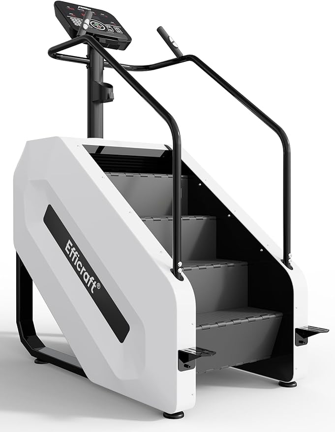 Stairmaster Machine with LED Screen, Commercial Grade Stair Climber, Continuous Climbing Exercise Machine for Cardio, 15 Speed Levels Stair Master, 15-164 Steps/Min