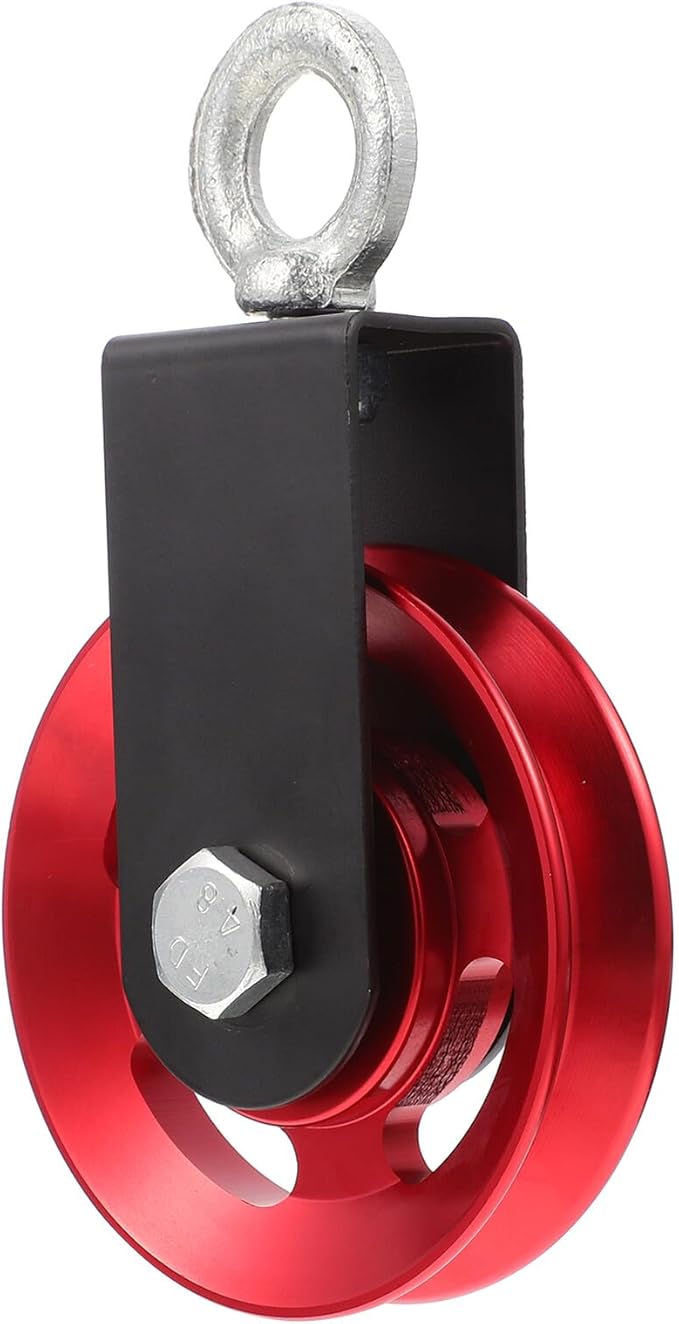 Veemoon Gym Cable Pulley Wheel Aluminum High Position Bearing Silent Pulley Fitness Training Equipment Attachment for Strength Workout Home Gym