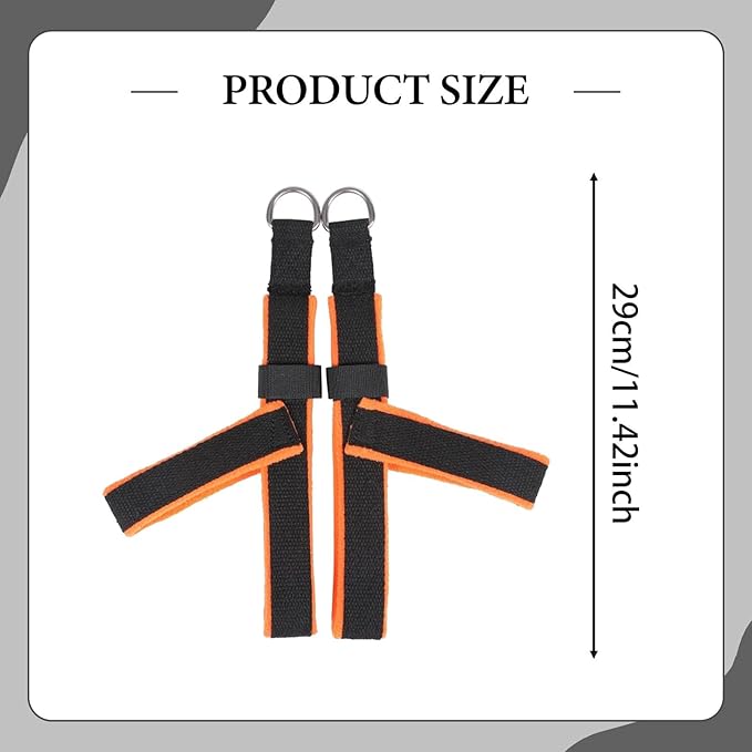 2X Pilates Straps Yoga Straps Strength Training Flexible Core Equipment Reformer Strap Fitness Belts for Studio Adults Gym