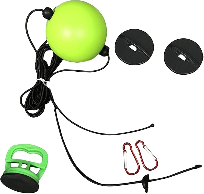 Yiju Boxing Reflex Ball Boxing Speed Ball MMA Workout Focus Trainer Adults Kids Double End Punching Ball for Hand Eye Coordination