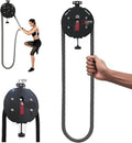 Suspension Endless Rope Pulley System, Endless Rope Trainer, Portable Cable Pulley Machine with Adjustable Resistance, Suspended String Climbing Machine For Home Gym For Arm Back Grip Training