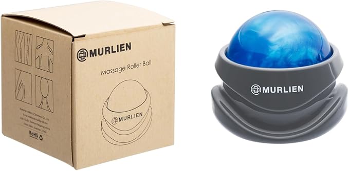 Massage Roller Ball, Tight and Sore Muscles Relief, Manual Massager, Alleviating Shoulder, Arms, Back, Legs, Calves or Muscle Tension