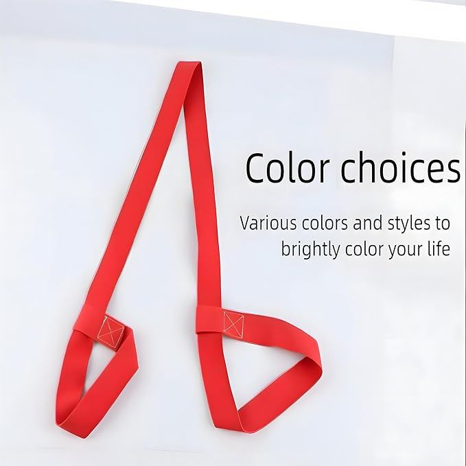 Yoga Mat Carrier Strap, Adjustable Thick Band for Carring Large Mats & Professional Stretching