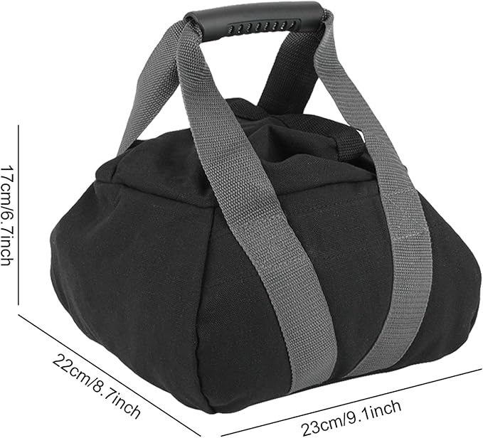 Sandbags for Working Out, Weightlifting Training Sandbag Portable Adjustable Canvas Sand Kettlebell Soft Sand Bag for Strength Training, Fitness, Yoga Workout
