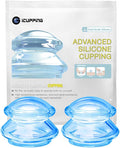 Silicone Cupping Set Vacuum Suction Cupping Therapy Sets for Body Massage, Deep Tissue Myofascial Release, Pain Relief, Muscle Relaxation & More (S (2 pcs))