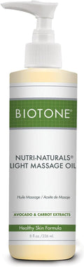 Biotone Nutri-Naturals Products Light Massage Oil, 8 Ounce