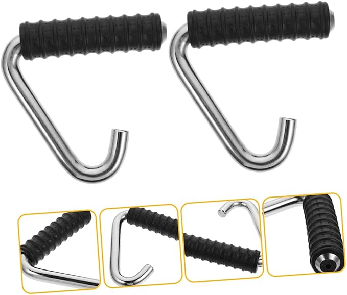 KESYOO 2Pcs Fitness Handles for Strength Training Sturdy Exercise Equipment Attachments Adjustable Workout Handles for Dumbbells and Cable Machines