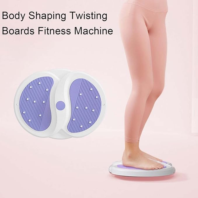 Waist Twist Disc, Twist Board Waist Trainer Twisting Disc Exercise Fitness Exercise Equipment Purple