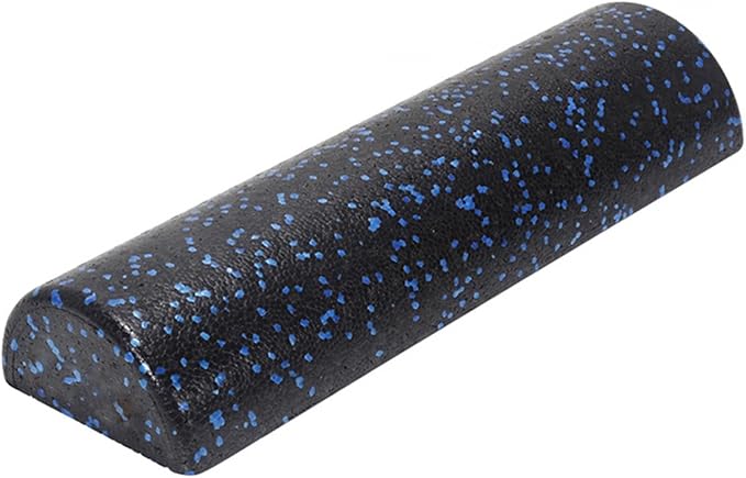 SM SunniMix Half Round Foam Roller Half Roller Foam Multifunctional Gym 18inch Length Massage Column Roller