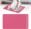 Under Desk Elliptical Mat - Non-Slip Exercise Equipment for Peloton Bike, Small Exercise Mat for Desk Workout Equipment