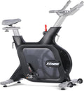 Electromagnetic Resistance Exercise Bike for Home, 32 Adjustable Resistance Exercise Bike with Wheels for Easy Mobility, Indoor Cycling Bike with Adjustable Comfortable Seat, Black