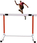 Athletics Hurdles, Height Adjustable Sports Training Hurdle Professional Athlete/Coach Practice Speed Hurdles (65cm), 106cm