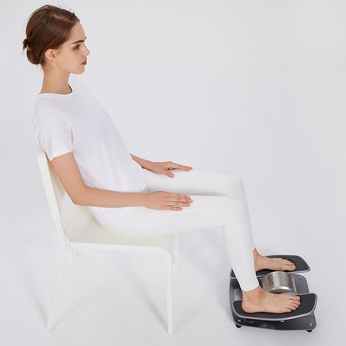 V2 Rehabilitation Leg Exerciser by Master Massage - Ideal for Seniors, Under Desk Pedal for Sitting Foot & Ankle Workouts
