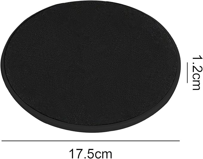 Set of 4 Round Core Sliders for Working Out,17.5cm/6.89In Exercise Core Pilates Sliders,Floor Foot Slider for Exercise