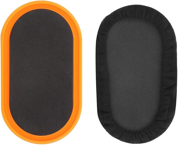 Exercise Core Sliders, Ergonomic Oval Design Sliding Discs Set of 2 for Yoga Pilates Home Fitness Workouts Full Body Training