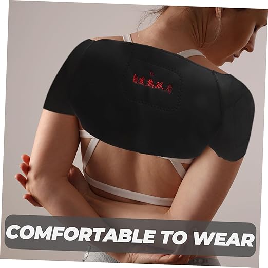 IMIKEYA Self-Heating Shoulder Guards with Dual Thermoelectric Effect Magnetic Support Belt for Shoulder Pain Relief and Muscle Relaxation