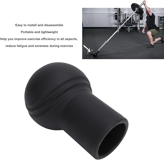 Landmine Attachment for Barbell, Heavy Duty Barbell, Density Silicone Slip Portable Gym Equipment, T Bar Row Attachment for Strength Training, Versatile Workout