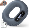 Smart Grip Strength Trainer with Bluetooth App - Squeeze to Control Videos, Play Games & Track Data, Soft Portable Hand Exerciser for Strength, Stress Relief & Rehab