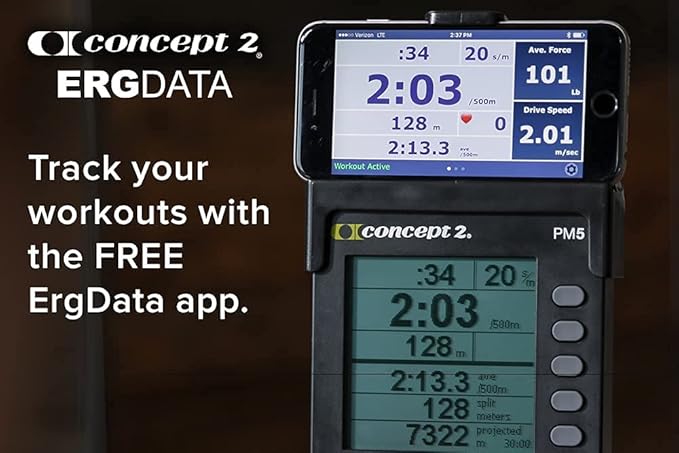 Concept2 Model D Upgraded New Rowing Machine Indoor Rowing Machine for Exercise Control Your Workout Intensity with PM5 Performance Monitor and Bundled with HogoR Cleaning Cloth