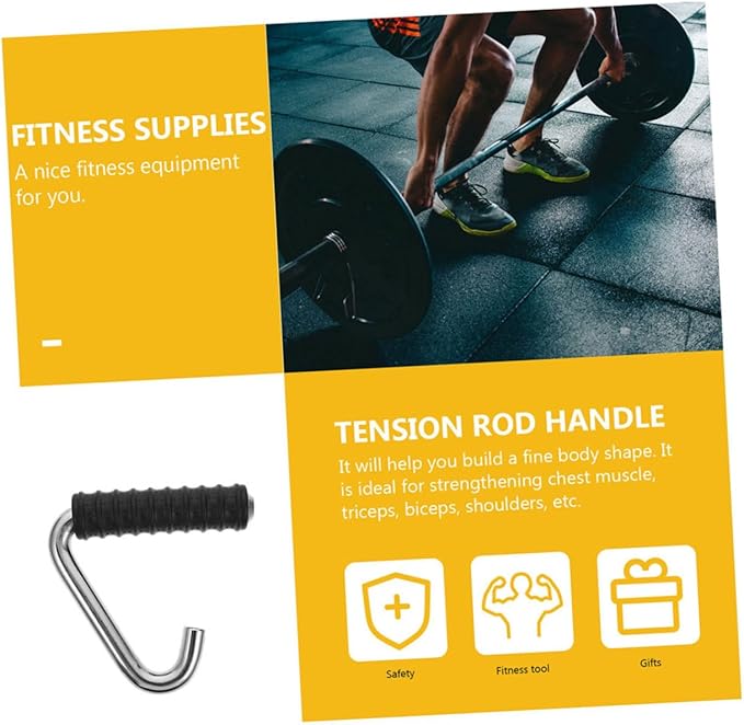 KESYOO 2Pcs Fitness Handles for Strength Training Sturdy Exercise Equipment Attachments Adjustable Workout Handles for Dumbbells and Cable Machines