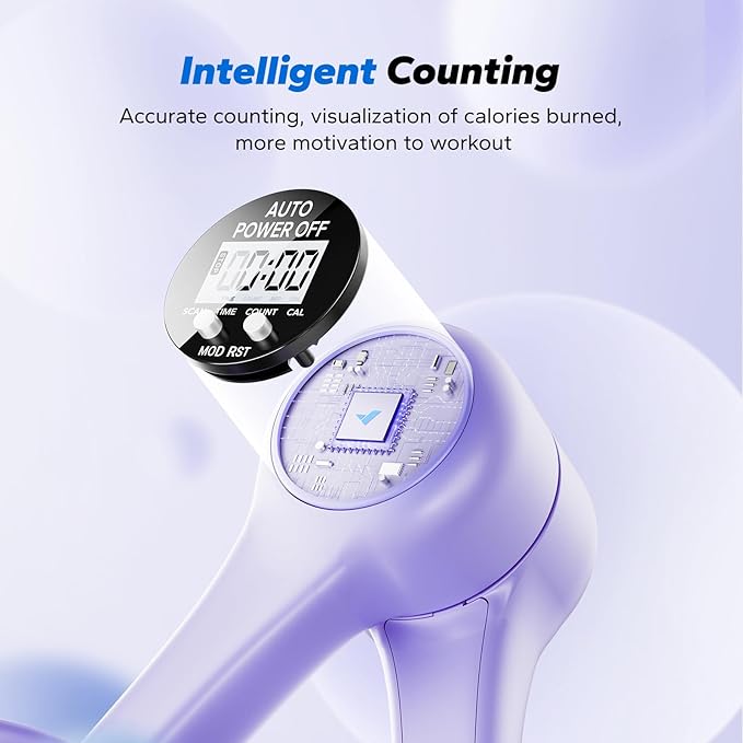 MERACH Thigh Trainer, Pelvic Floor Exercise Devices with Display Counter, Inner Thigh Exerciser for Women, Home Fitness Equipment for Hip/Leg/Butt