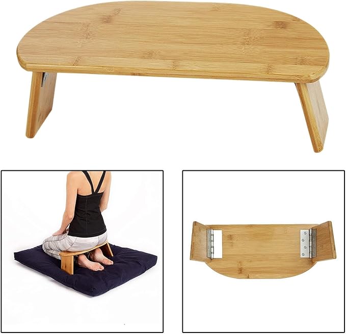 Meditation Bench Foldable Bench for Buddhist Meditation More