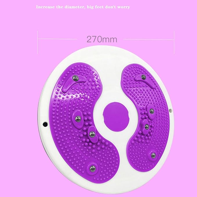 Waist Whisper Ab Twist Waist Disc Board,Waist Slimming Balance Board Exercise with Massage Foot Sole- Home Fitness Gym for Weight Loss/Cardio Exercise/Body Shaping