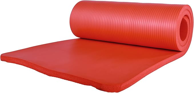 BalanceFrom 7-Piece Yoga Set with 71x24x1 Inches Extra Thick Mat and Carrying Sling – Includes 2 Blocks, Stretch Strap, 2 Towels, and Knee Pad for Home, Studio, and Gym Workouts
