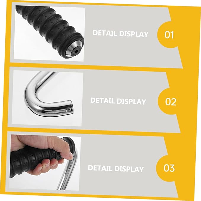 KESYOO 2Pcs Fitness Handles for Strength Training Sturdy Exercise Equipment Attachments Adjustable Workout Handles for Dumbbells and Cable Machines