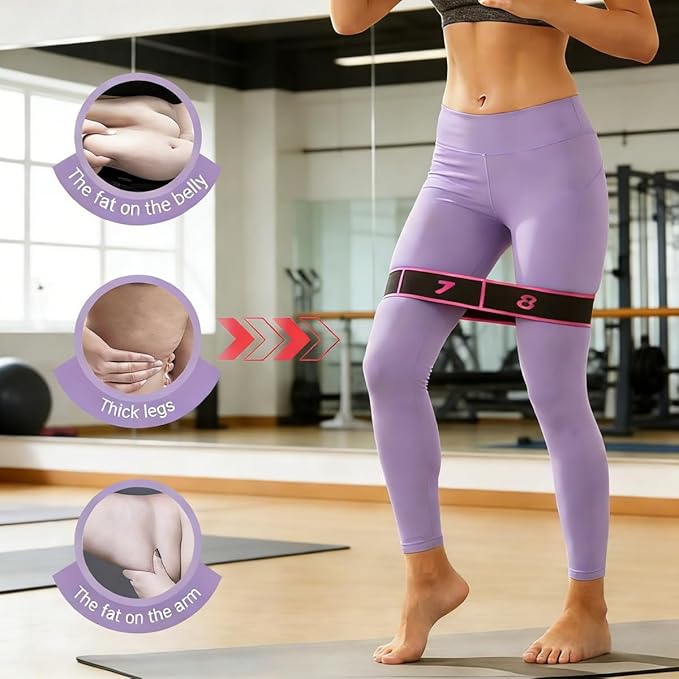Fitness Resistance Band for Stretching and Yoga,Numbered Resistance Band,Adjustable Fashion Puller Exercise with Clear Markings