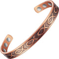 Copper Bracelets for Women, Adjustable Fish Pattern Vintage Solid Copper Magnetic Bracelet, Copper Jewelry Present（0325Q）