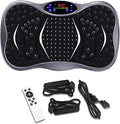Vibration Plate Exercise Machine,99 Intensity Levels, Home Vibration Fitness Trainers - Whole Body Workout Fitness Vibration Platform - with Resistance Bands