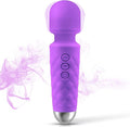 Handheld Relaxation Massager to Relief Whole Body Muscle Tension and Promote Relaxation, 20-Modes & 8-speeds, Pale Purple