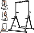 Foldable Pull Up Bar Free Standing, Strength Training Pull-up Bars Adjustable Pull Up Station, Power Tower Pull Up Bar MultiFunction Pull Up Dip Station Workout Equipment For Home Gym Support 480 LBS