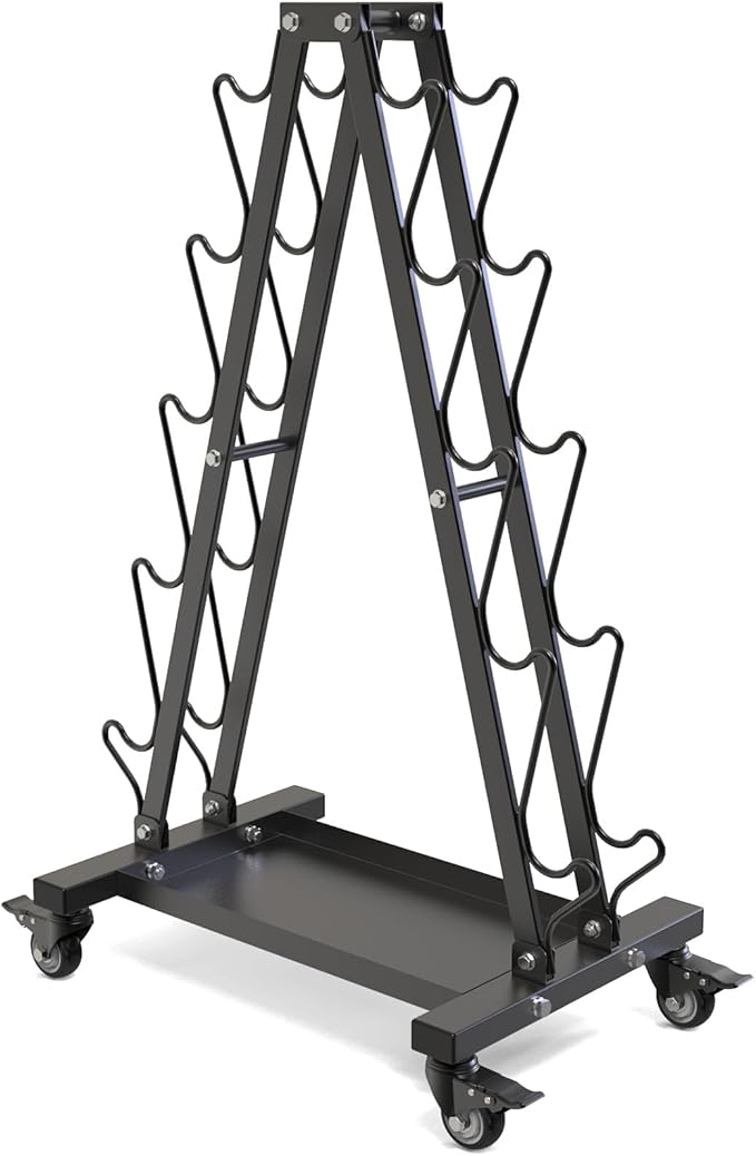 Kipika Heavy Duty 3 Tier Dumbbell Rack Multifunctional, Weight Rack for Dumbbells, Home Gym Equipment, Suitable for Storage of Dumbbell, Kettle Bell, Barbell Plate, Barbell Bar