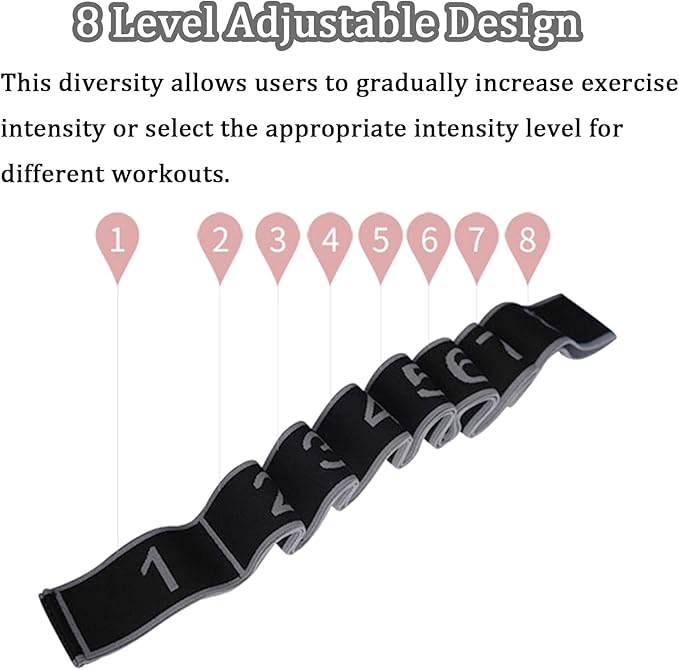 Resistance Bands, Resistance Bands with Handles, Resistance Bands for Working Out, Adjustable Bands for Full Body Stretching Shaping
