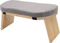 Meditation Bench, Folding Kneeling Stool with Magnetic Hinge Locks and Soft Cotton Cushion, Supports 260lbs, Compact Design for Yoga Zen Meditation Relaxation