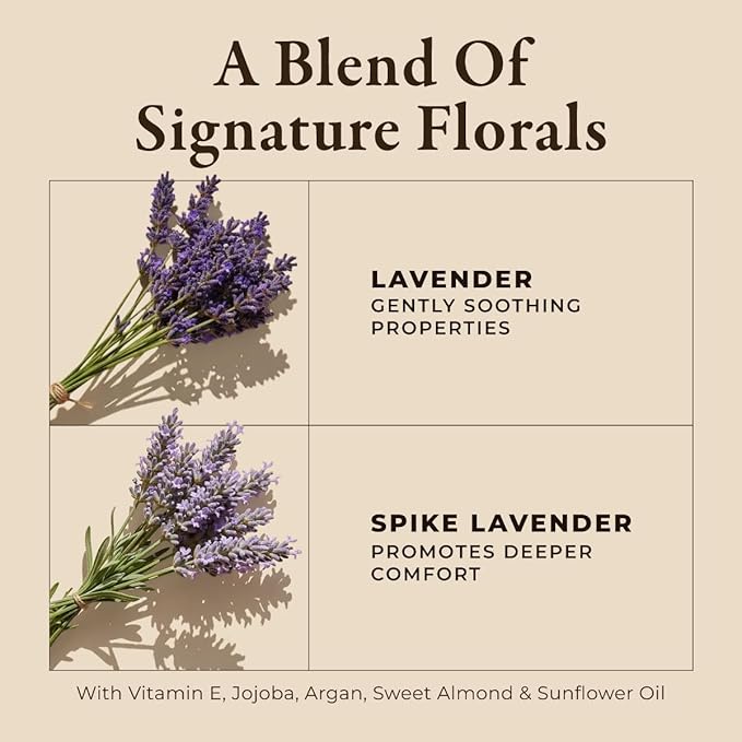Gya Labs Lavender Massage Oil - 6.76 Fl Oz - Ultimate Relaxation for Body and Mind, Lavender Scented Massages for Total Body Comfort - Non-Greasy Formula, Non-Gmo And Cruelty-Free