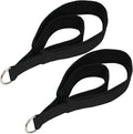 Pilates Straps Soft Padded 1 Pair Double Loop Straps D-Ring for Reformer Home Gym Workout Accessories Fitness Yoga Exercise