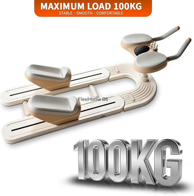 Spine Twist and Stretch Trainer, Adjustable Back Stretcher Machine, Detachable Waist Workout Equipment for Lower Back Pain Relief, Spine Decompression, Leg Stretching & Core Activation
