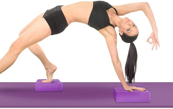 DreamHigh Yoga Block Brick Foam Sport Health Home Exercise Gym Tools 2pcs