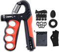ProGrip Strength Trainer with Auto-Count & Wide Adjustment (11-220 LBS) –Hand Strengthener Kit for Home Gym, Forearm Building & Recovery Training