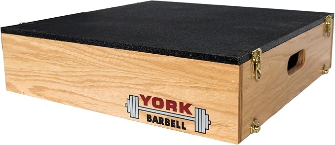 York Barbell Stackable Plyo/Step-Up Box 24" x 24" x 6"